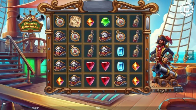 Pirate Bonanza 2: bonus och recension av piratkasinospelet